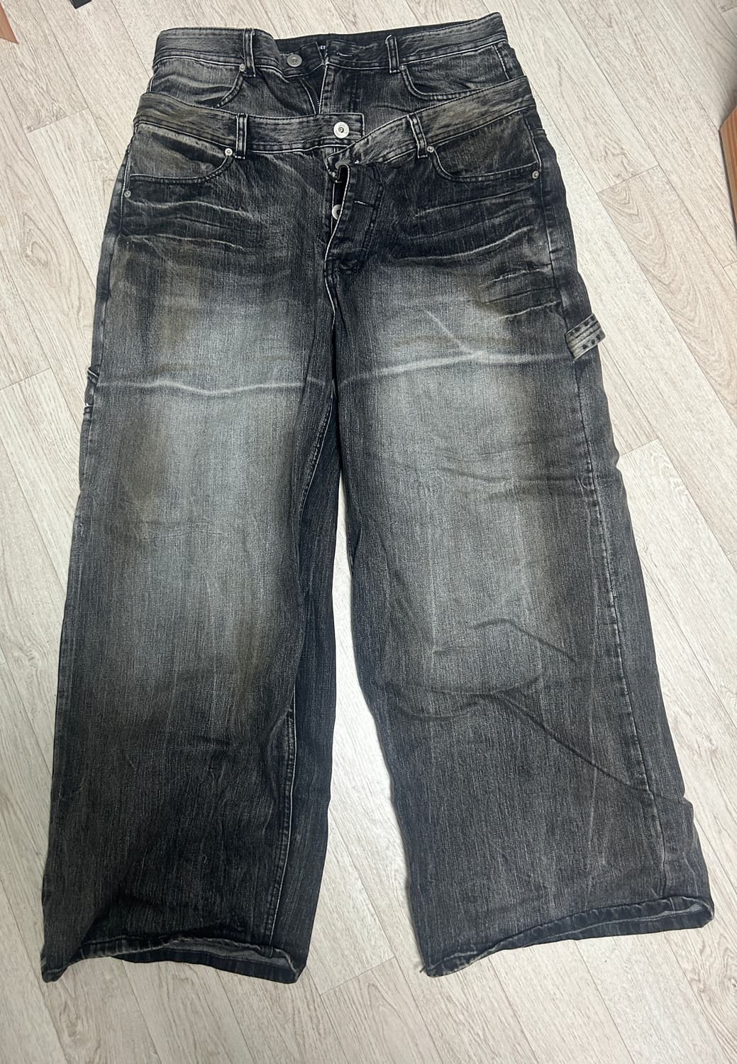 Big x2 Double carpenter pants Travertine 상품이미지2