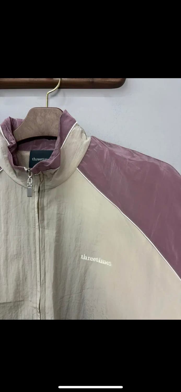 쓰리타임즈 빈티지 블록 윈드브레이커 자켓 H1045 상품이미지3