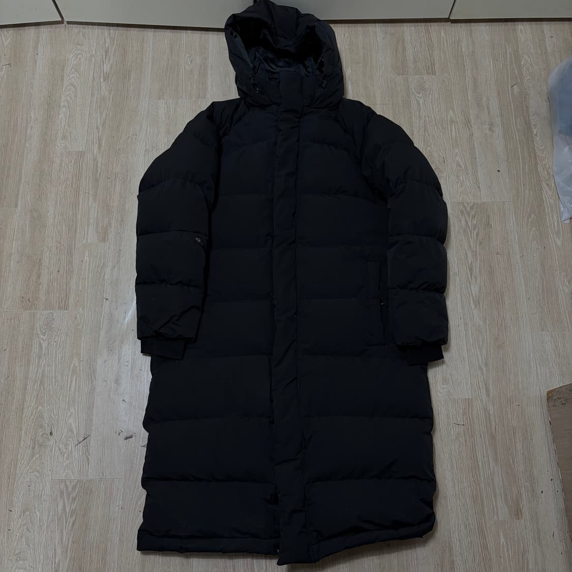탑텐 남성 덕다운 후드 롱패딩 M/95  상품이미지1
