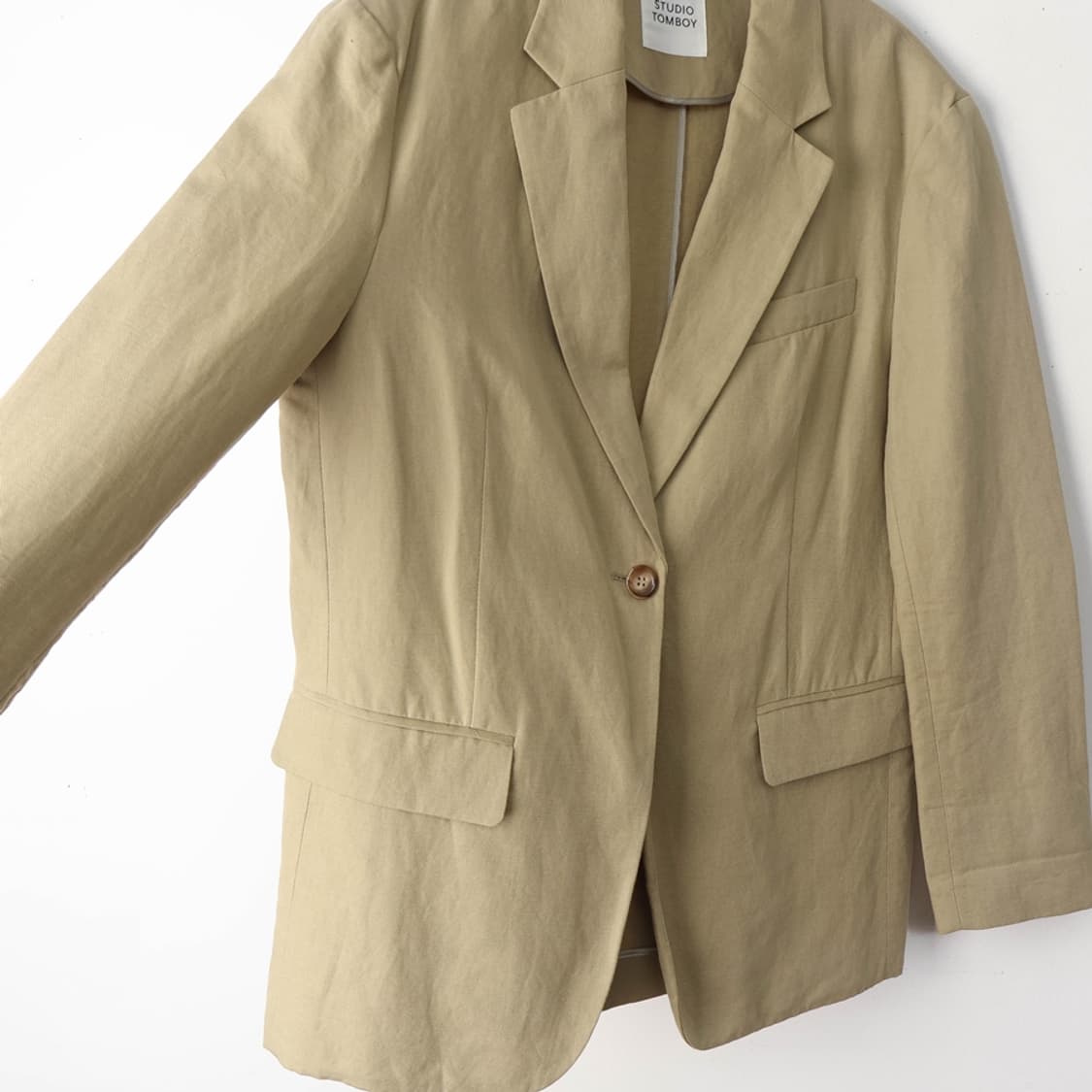 55/스튜디오톰보이 와이드숄더 오버핏 자켓 상품이미지5