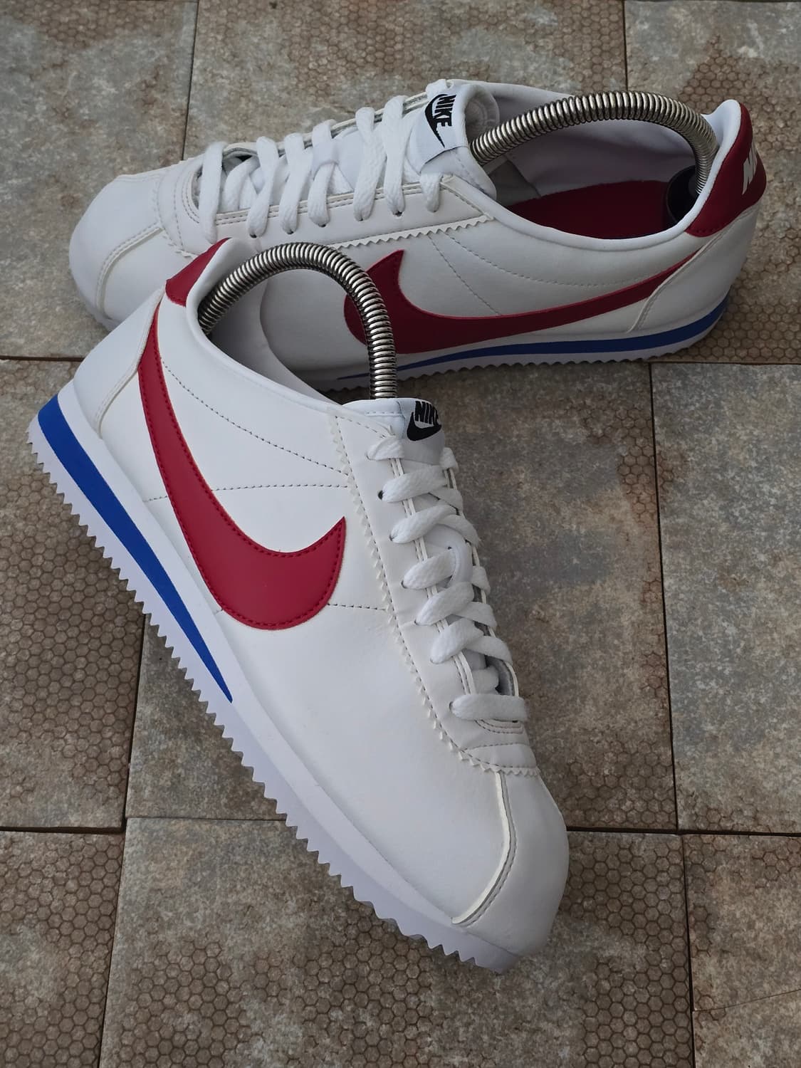 (265)나이키 클래식 코르테즈 레더 흰빨파 상품이미지6