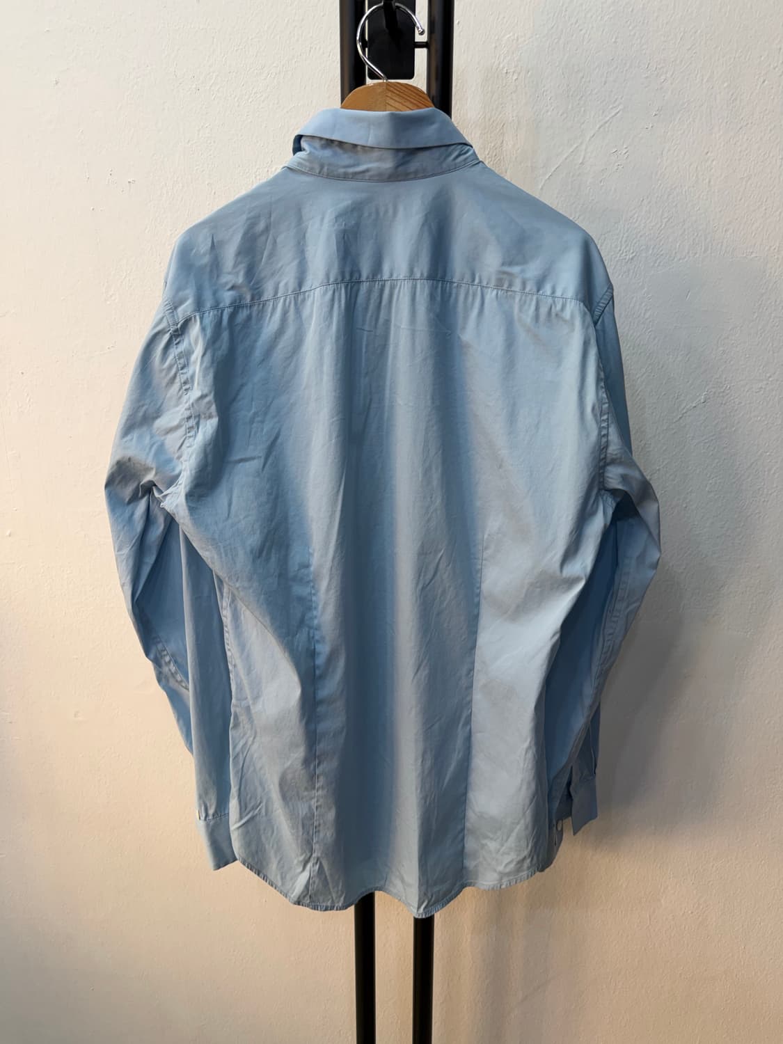 정품) theory 띠어리 여성 루즈핏 하늘색 남방 XS 상품이미지5