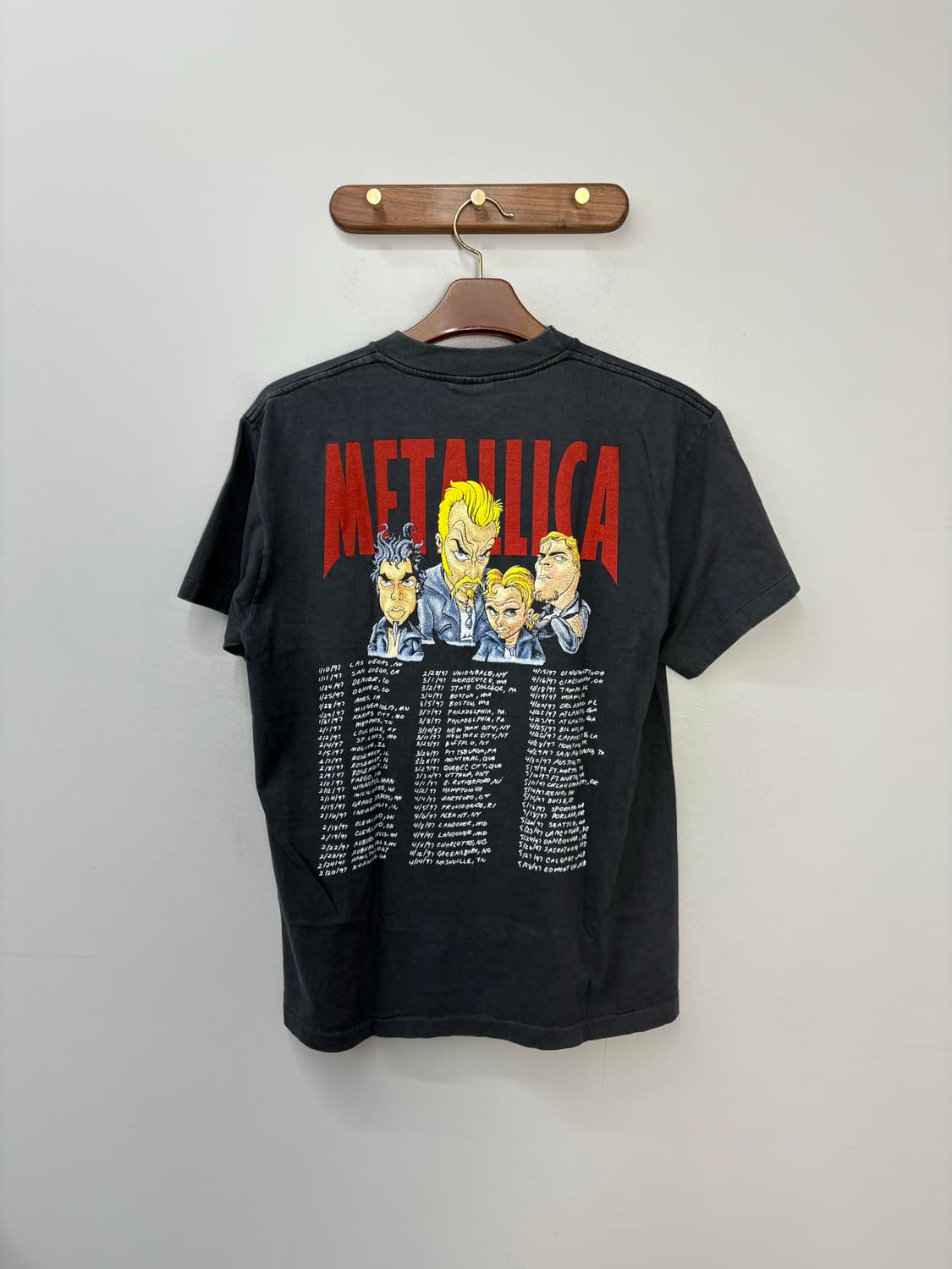 메탈리카 밴드 캐리커쳐 반팔 A2921 상품이미지4