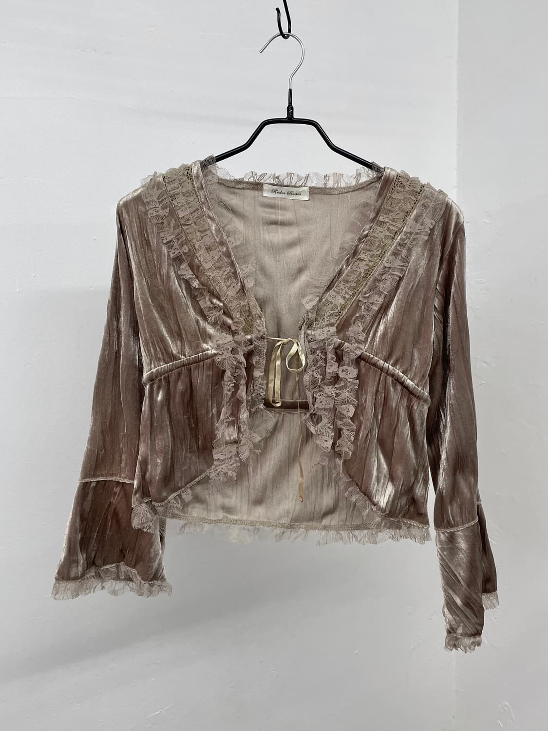 페어리 레이스 디테일 볼레로 탑 상품이미지4