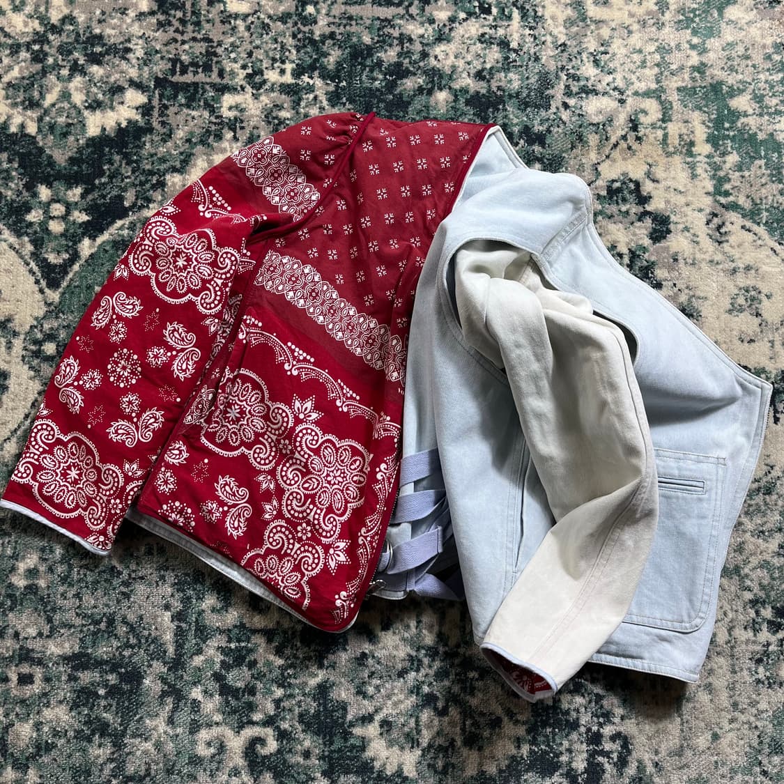 Vocavaca 보카바카 양면 페이즐리 자켓 상품이미지4