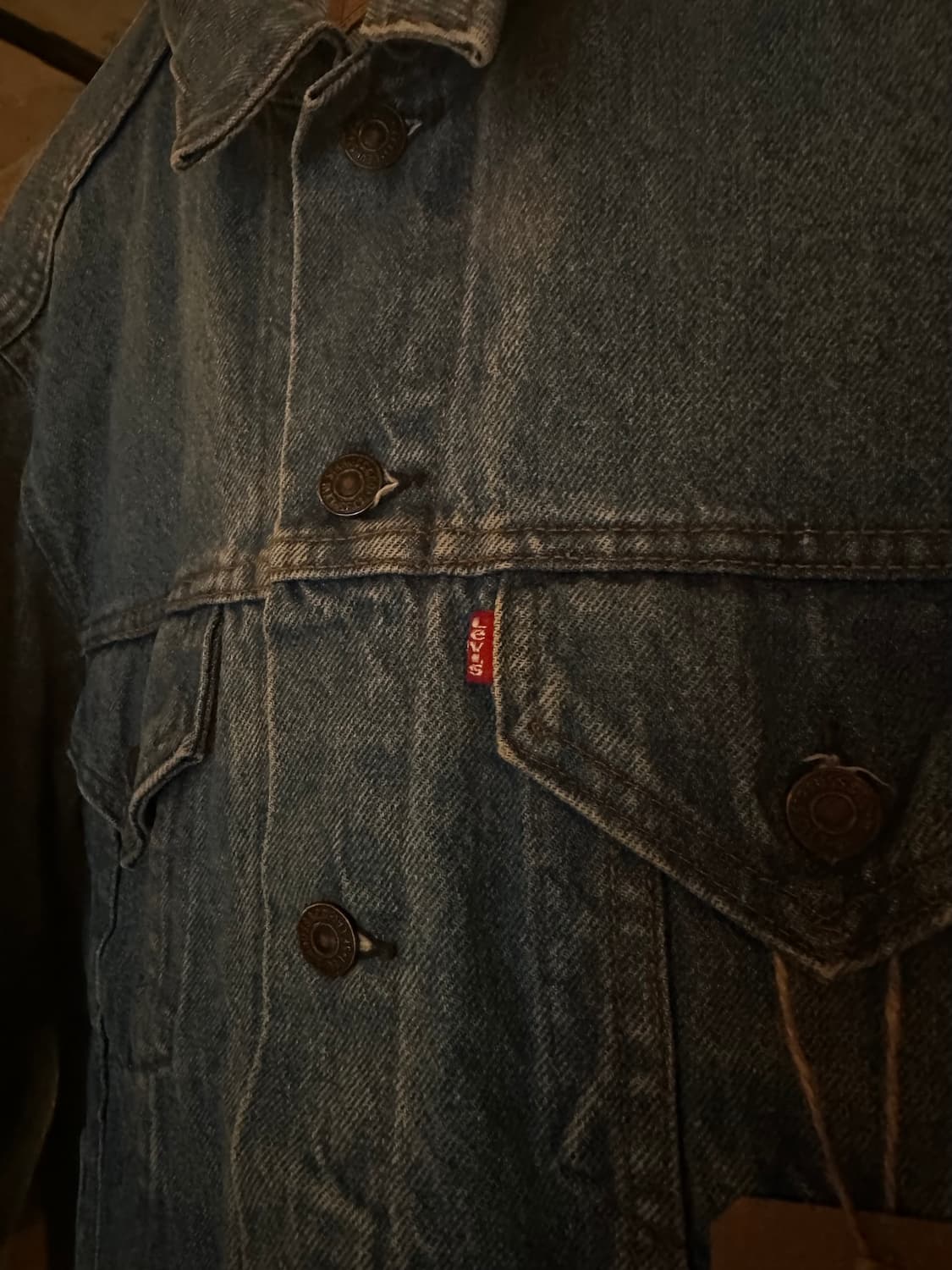 80s USA 빈티지 리바이스 71506 3세대 데님 트러커 자켓 상품이미지3