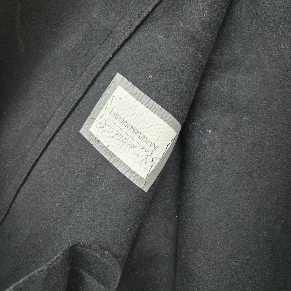 엠포리오 아르마니 숄더 패드 밀라노 스티치 자켓 블랙 남녀공용 M 상품이미지6