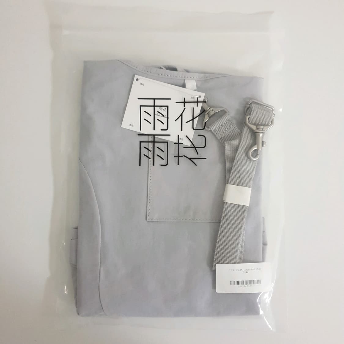 우화 가방 2WAY STRAP FLOWER BAG GRAY숄더백 그레이 상품이미지5