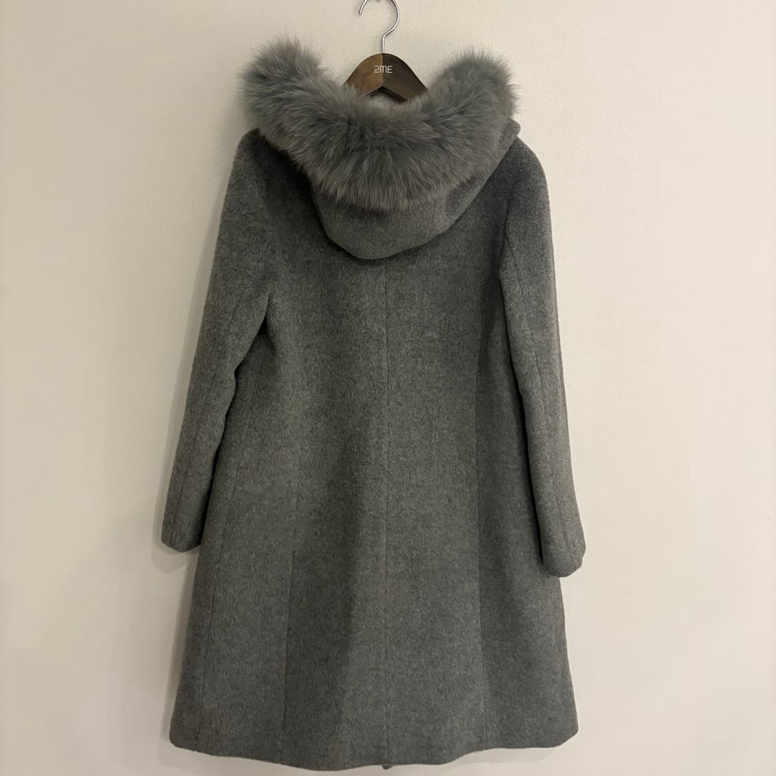 SOOS 후드 폭스 퍼 코트 55 상품이미지8