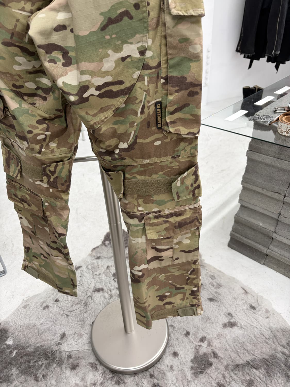 vintage 카모 바이커 카고 팬츠 상품이미지3