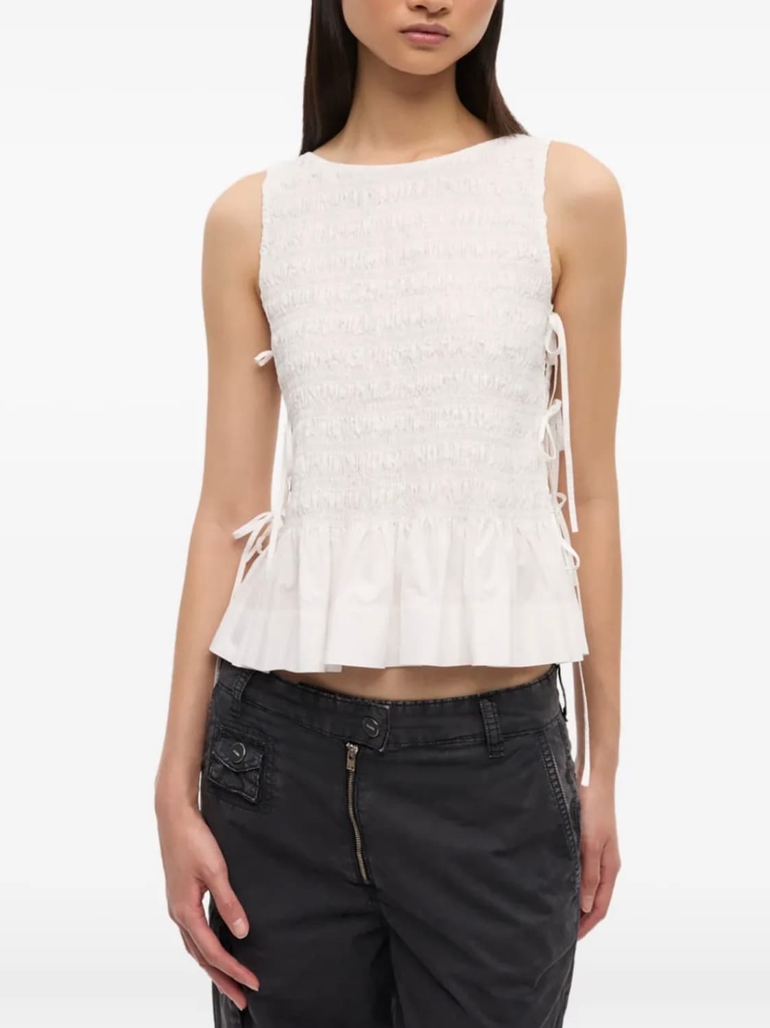 가니 샴브레이 시어서커 탑 S 상품이미지1