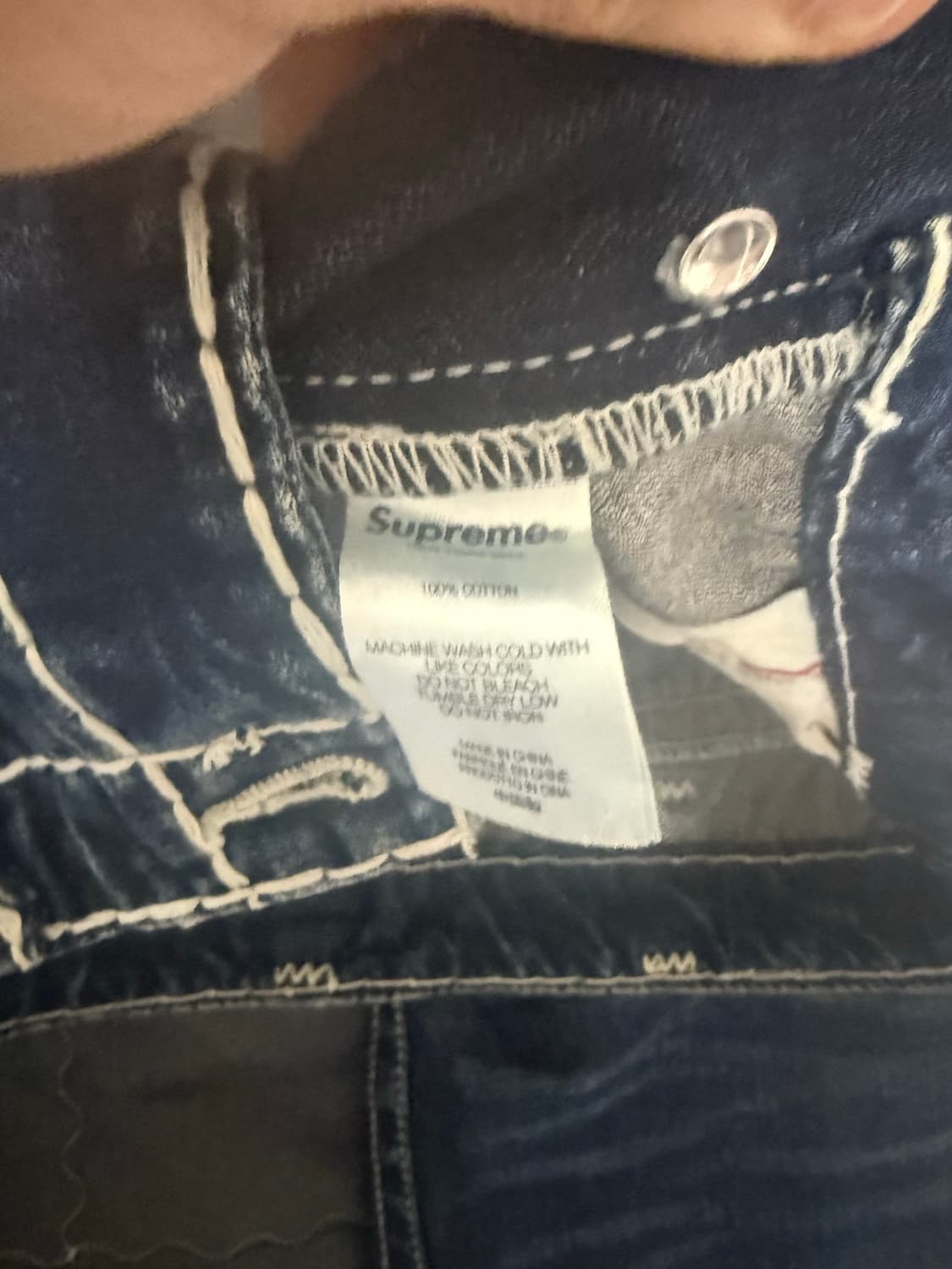 트루릴리젼 슈프림 데님 32 사이즈 상품이미지4