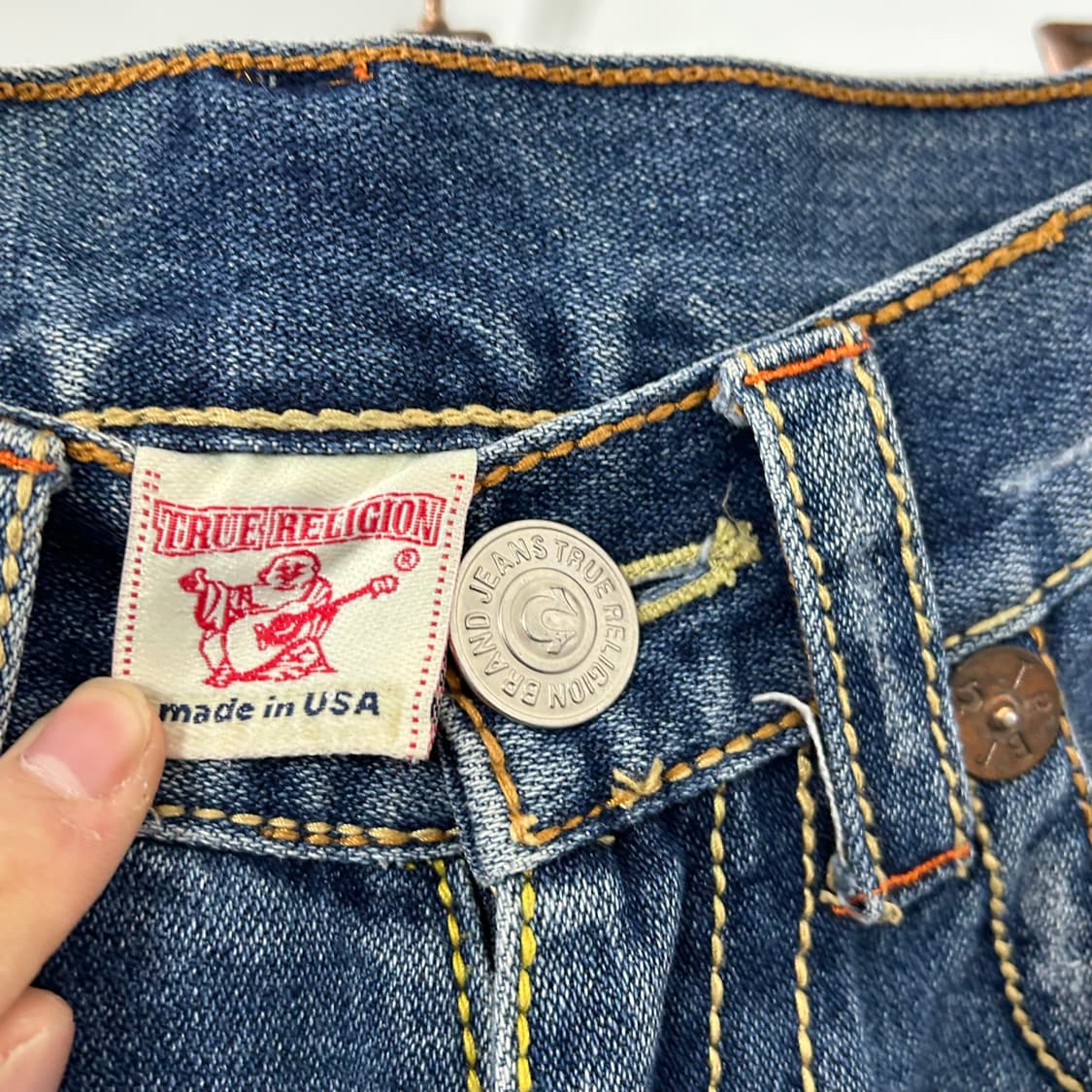 트루릴리전 월드투어 부츠컷 데님 팬츠 상품이미지8