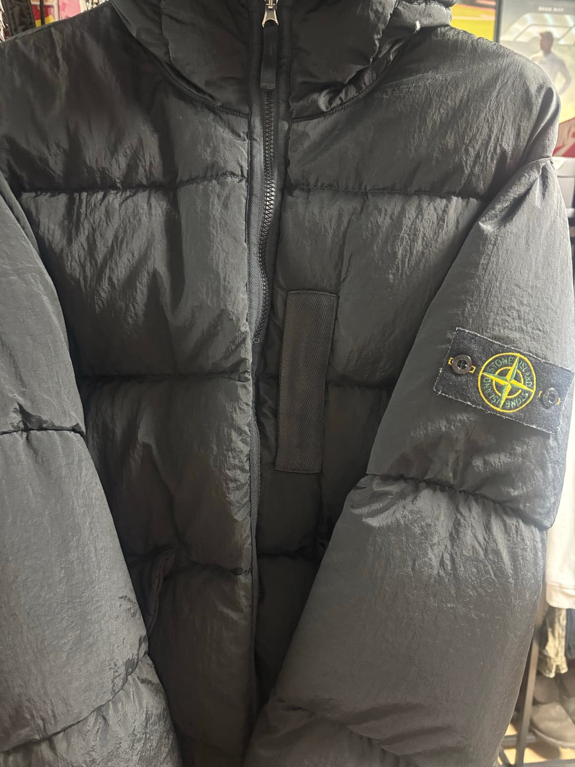 스톤아일랜드 블랙 패딩 xl 상품이미지1