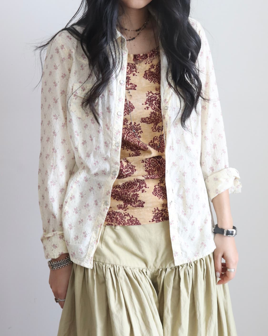 Vintage Butter Floral Shirt 상품이미지9