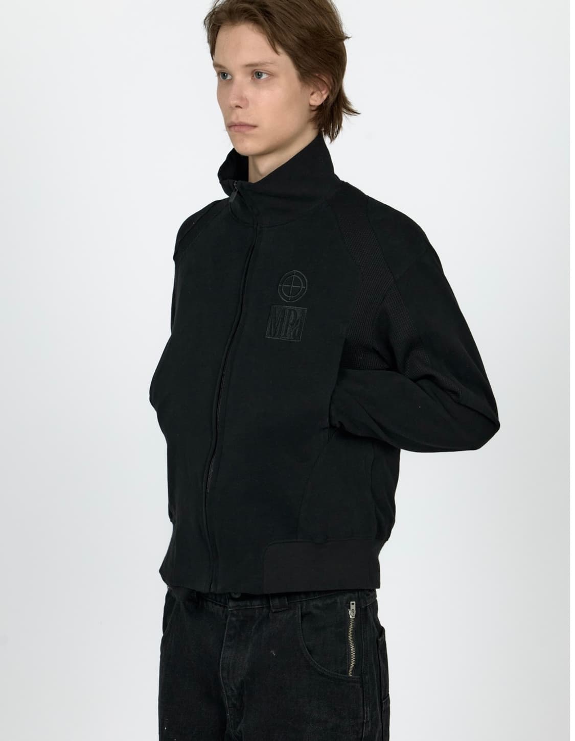 플라스틱프로덕트 contrast zipped jacket 상품이미지2