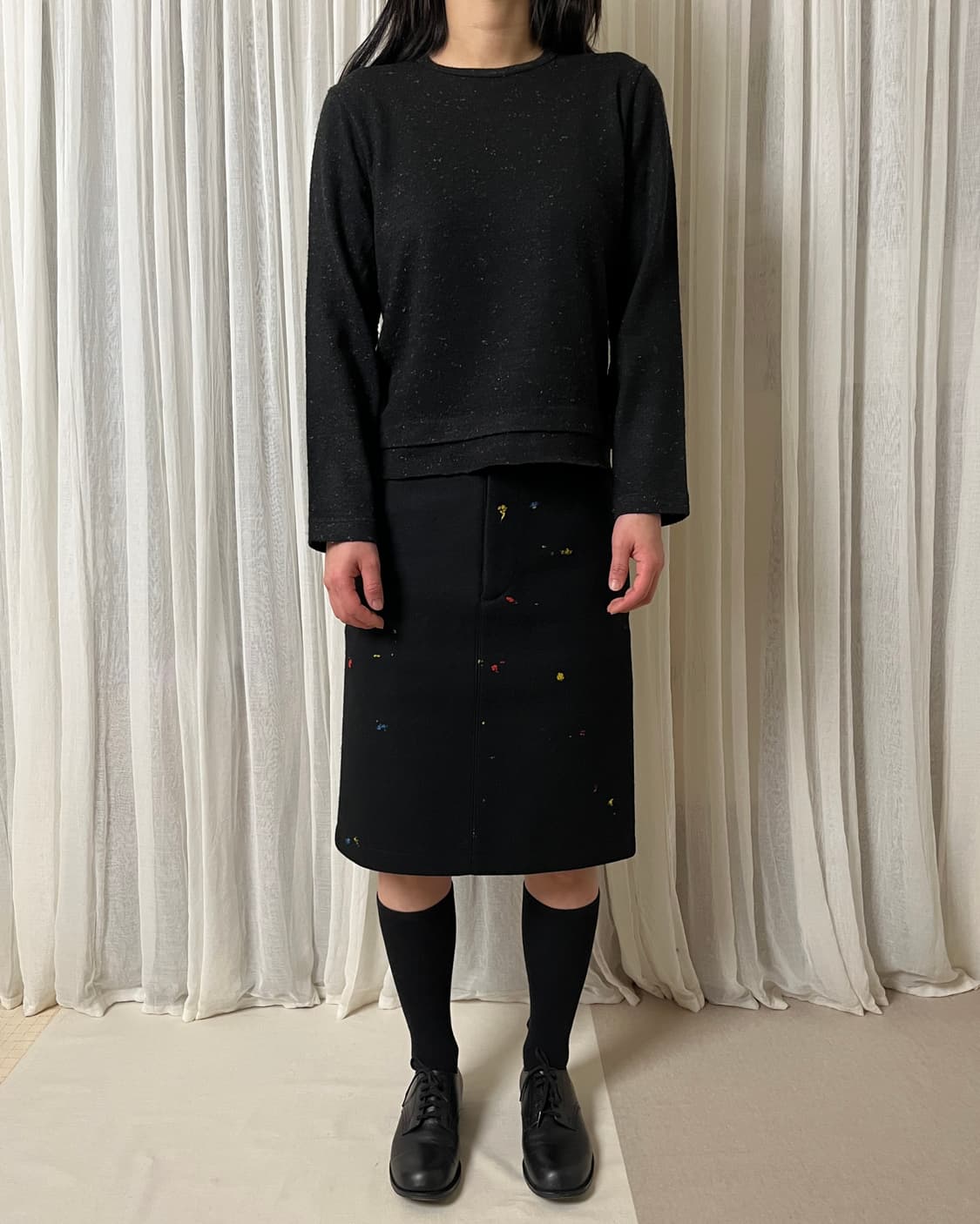 꼼데가르송 네프울 레이어드 컷앤소 comme des garcons 니트 상품이미지9