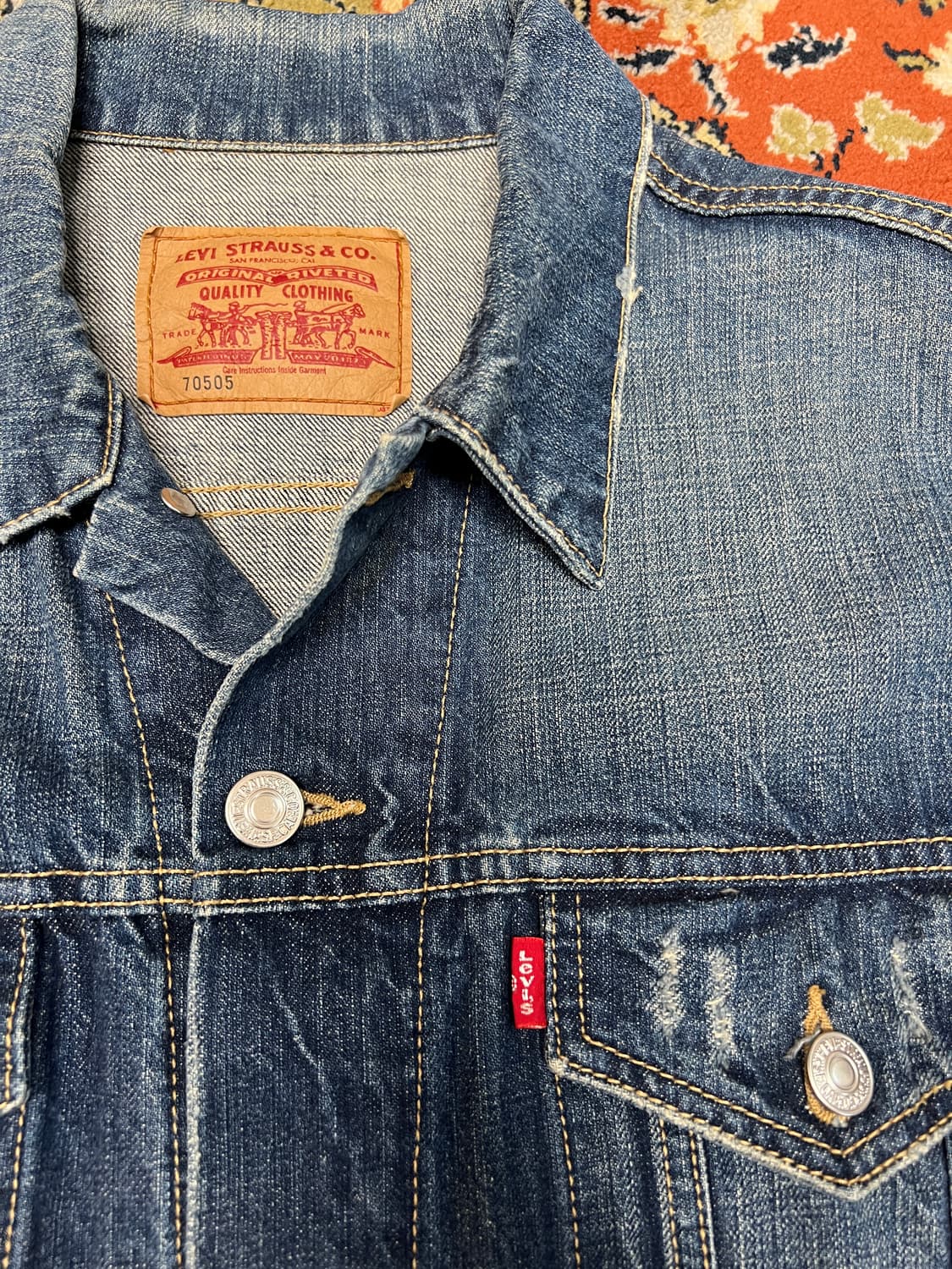 [L] 리바이스 3세대 중청 데님 자켓 상품이미지3