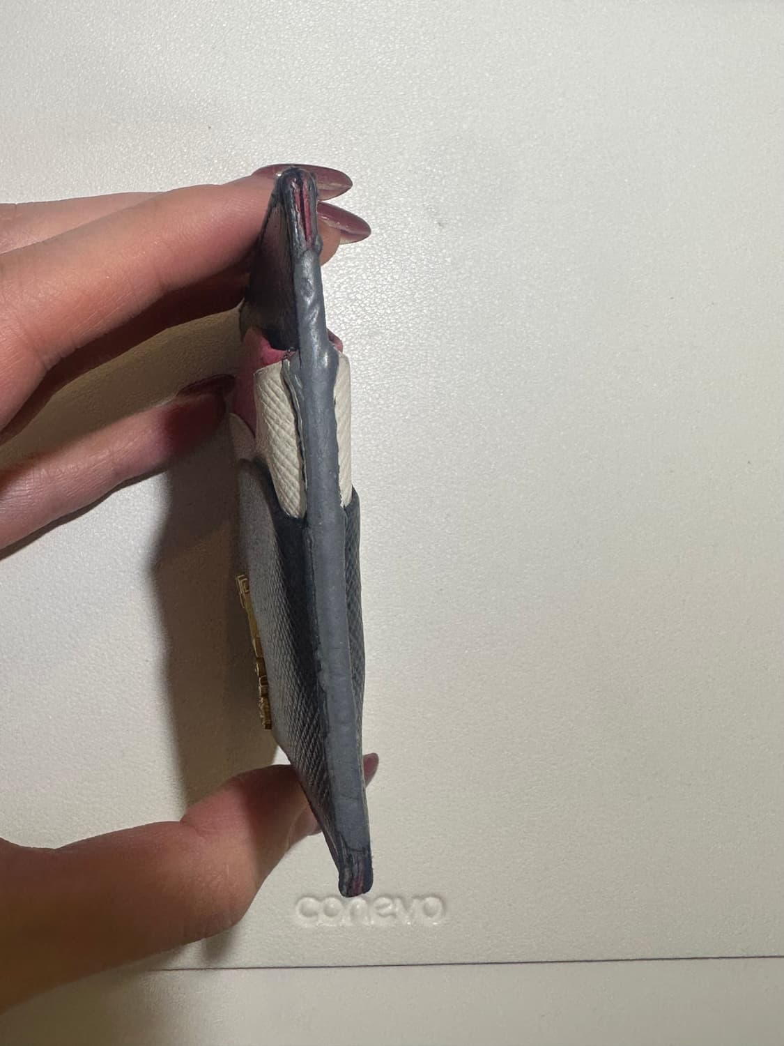 [정품]프라다사피아노멀티컬러카드지갑 상품이미지4