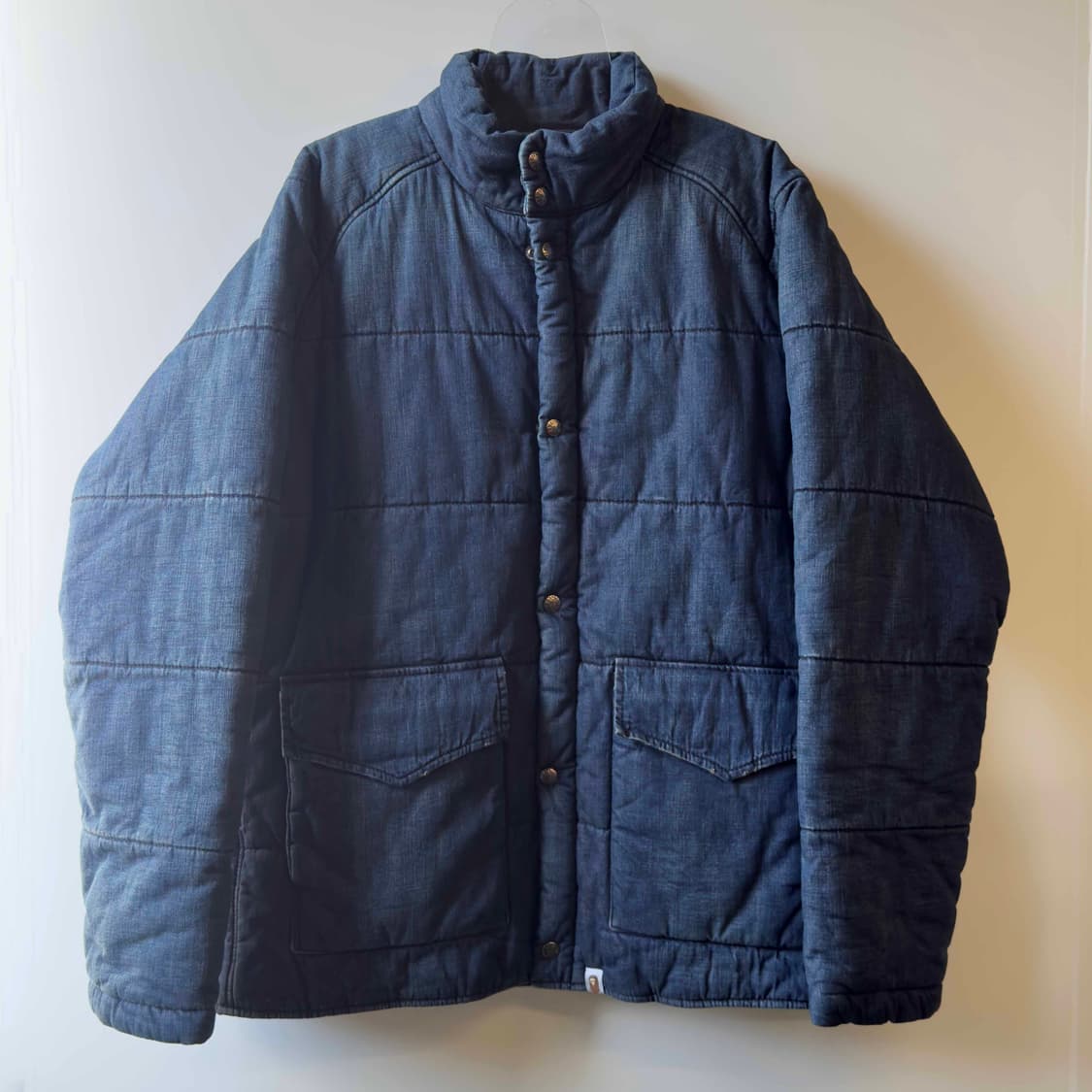 00s 베이프 인디고 데님 푸퍼 자켓 상품이미지1