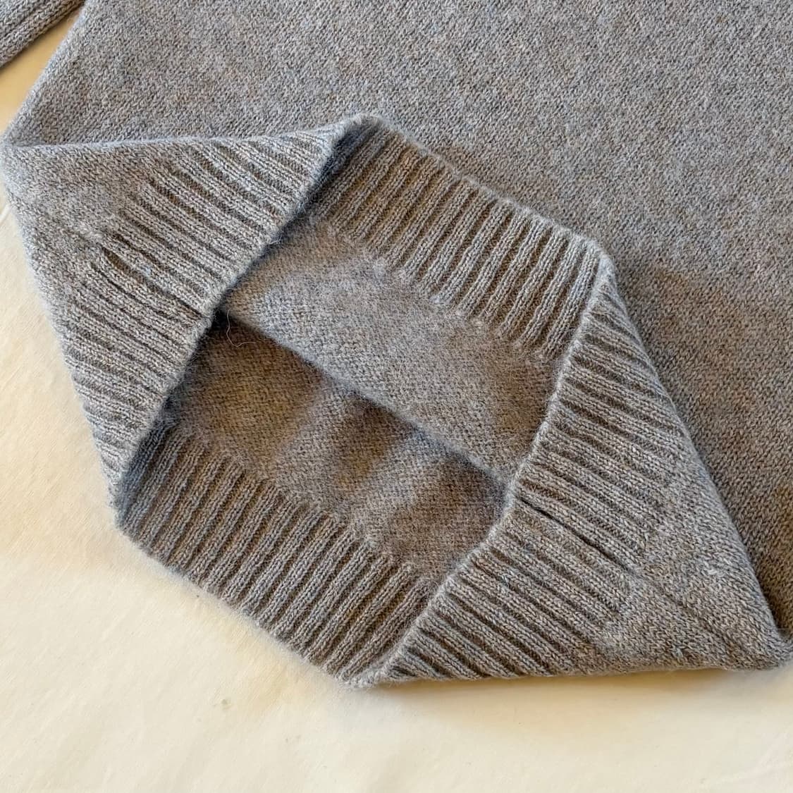 [W55] 80s 캐나다 parkhurst 셰틀랜드 울 라운드넥 니트 상품이미지5