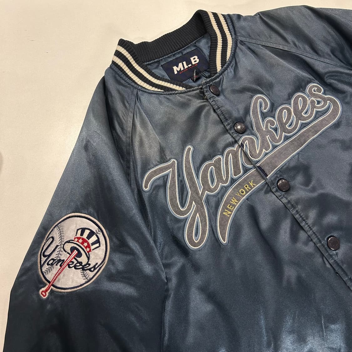 [100] MLB 뉴욕 양키스 스타디움 점퍼 블루 A888 상품이미지3