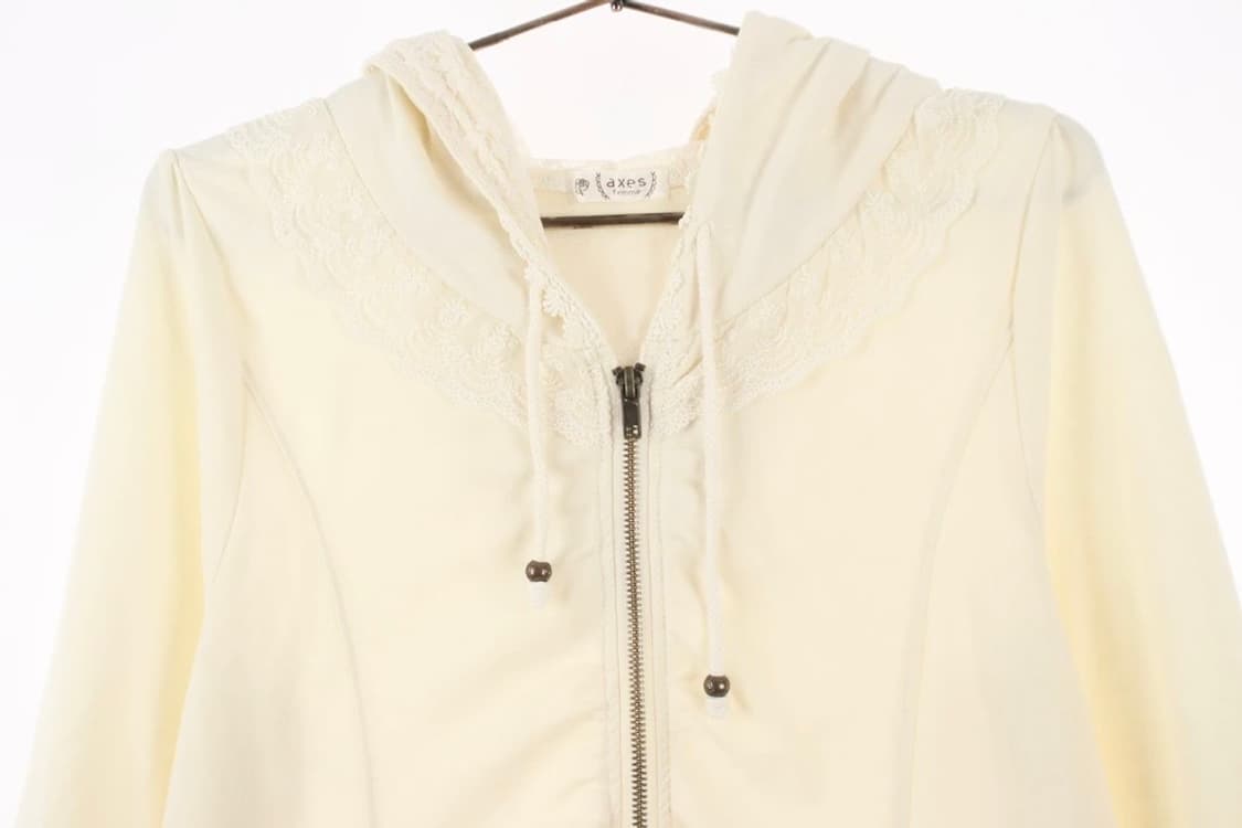 엑시즈팜 베이지 페어리 후드집업 라떼갸루 히메갸루 오네갸루 로걀 상품이미지2