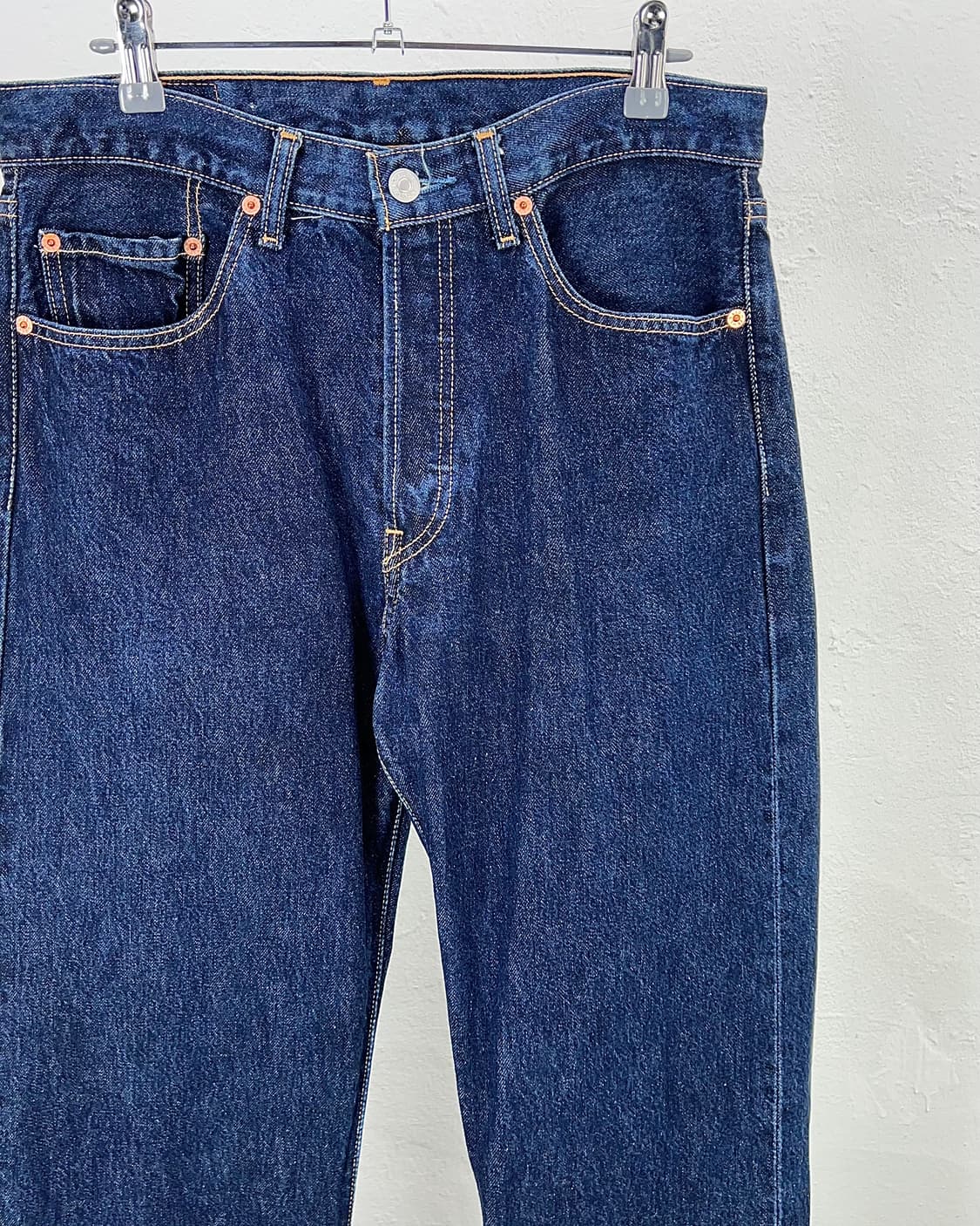 리바이스 버튼 플라이 501 중청 스트레이트 데님 팬츠 상품이미지3