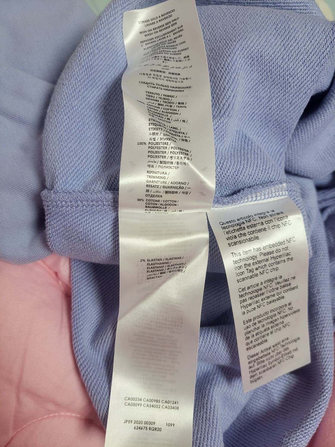 정품)급처잠깐1번입음!알렉산더맥퀸 크롭맨투맨티 매장가39메종마르지엘라st 상품이미지8