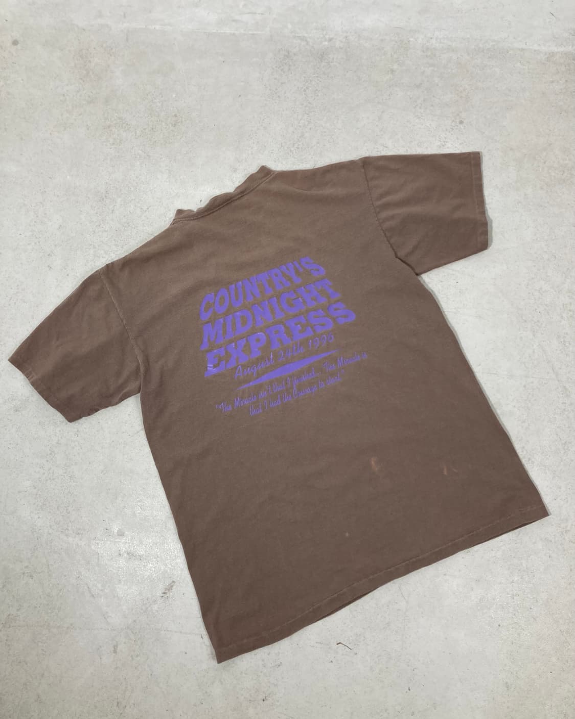 90s Single Stitched Tee (canyon brown) 상품이미지2