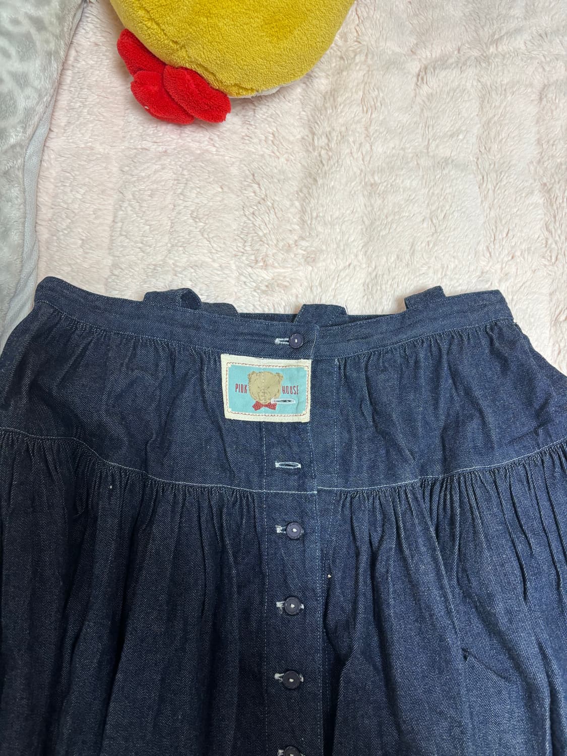 핑크하우스 데님 스커트 상품이미지2