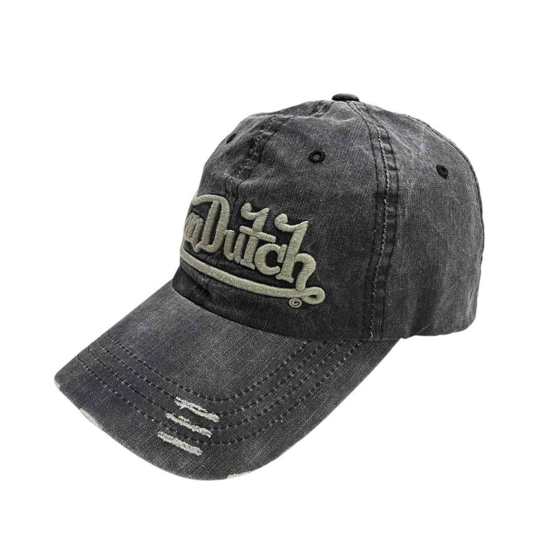 본더치 y2k 그런지 다크그레이 볼캡 상품이미지5