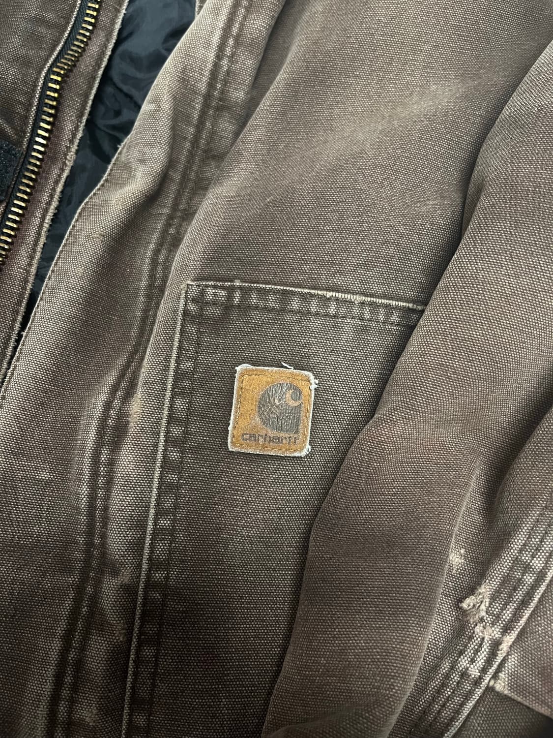 칼하트 j22 dkb 디트로이트 빈티지 워크자켓 상품이미지4