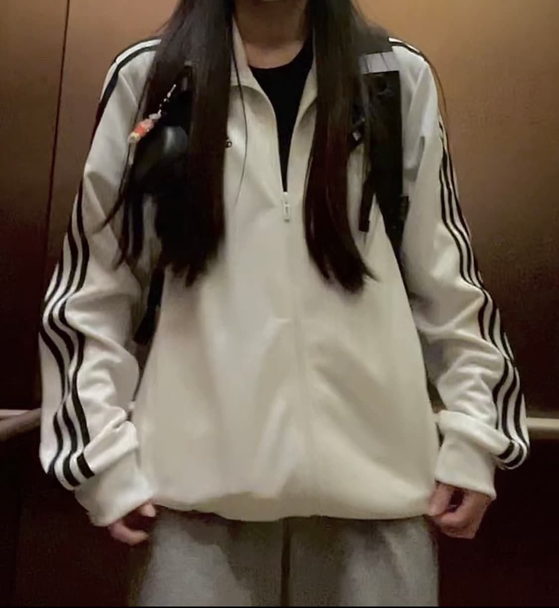 (새상품) 아디다스 화이트 져지 트랙탑 3xl 상품이미지1