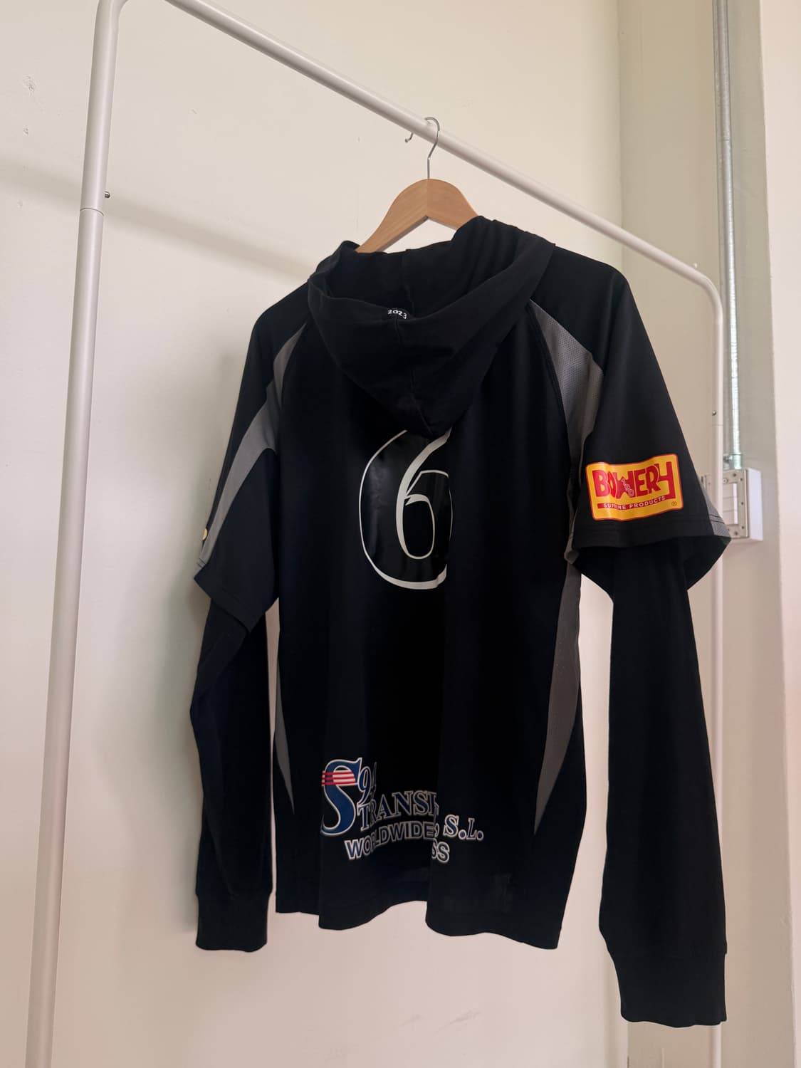  슈프림 (Supreme)후드 사커 저지 블랙 - 23FW 상품이미지2