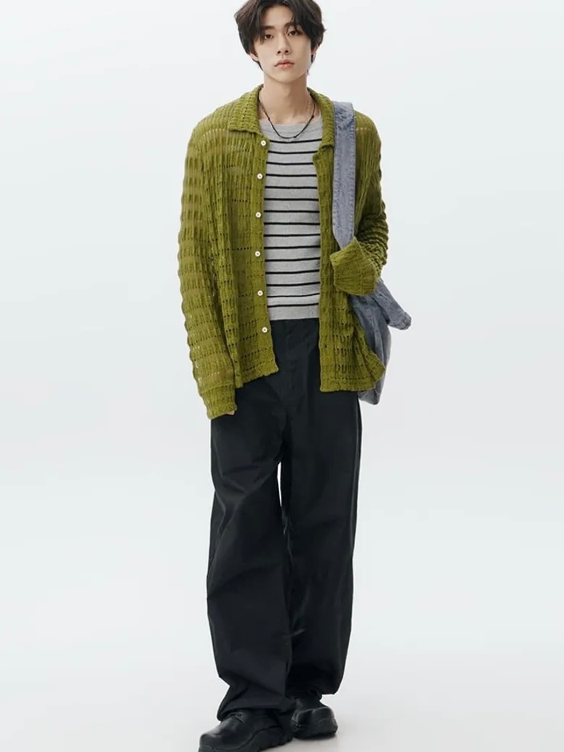 발렌시아가 와이드 스트레치 팬츠 상품이미지3