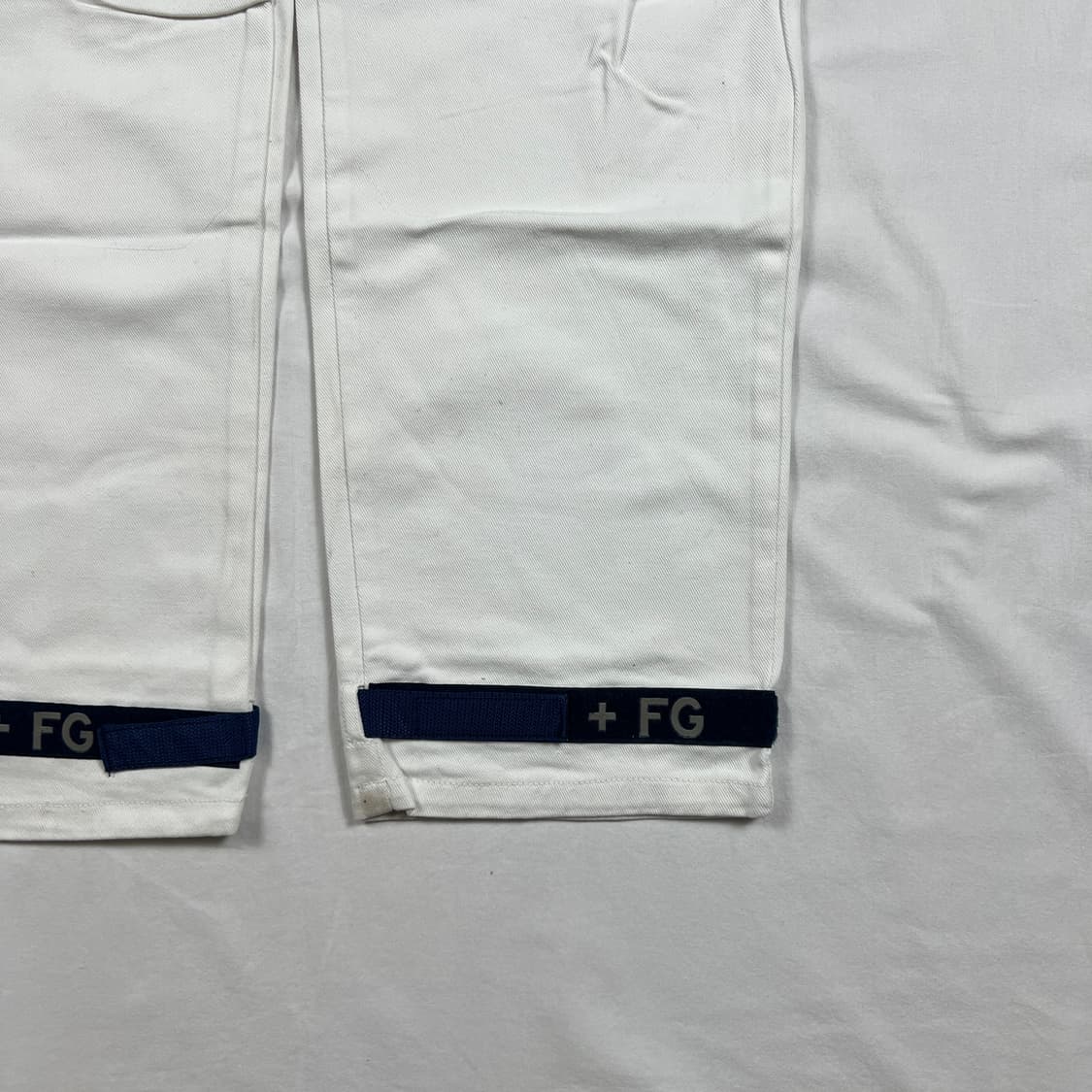 90‘s 마리떼프랑소와저버 스트랩 화이트 팬츠 바지 상품이미지4