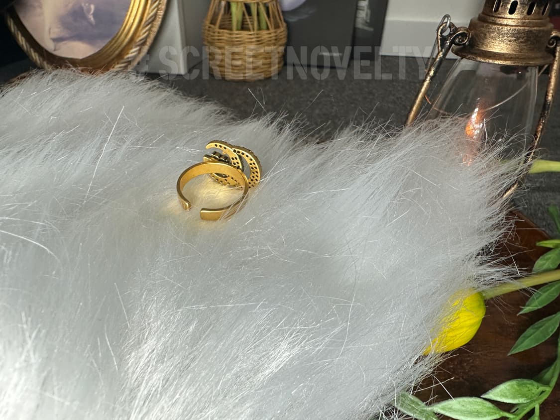 구찌 클래식 GG 이니셜 반지 골드 상품이미지5