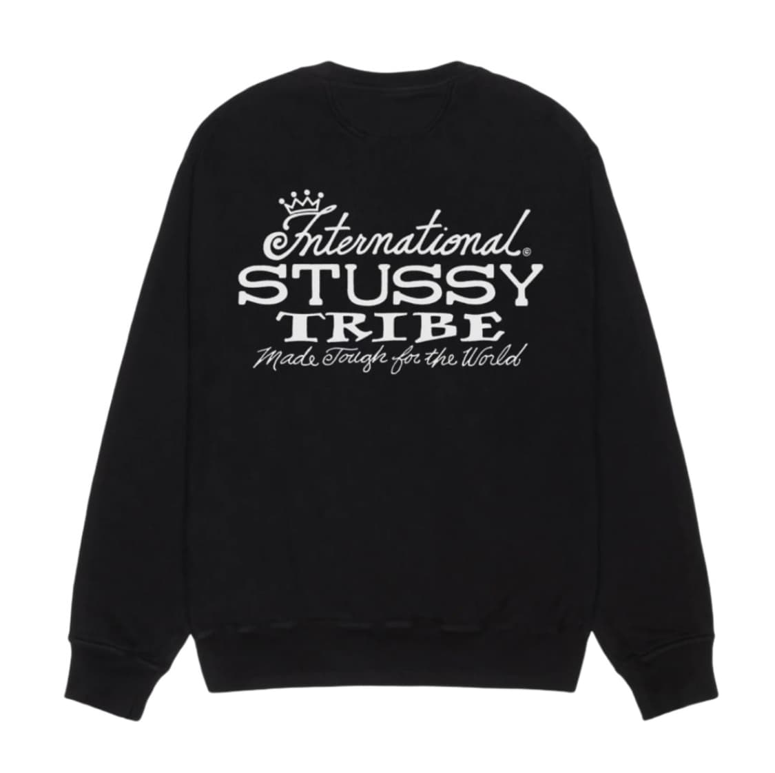 2XL) 스투시 이스트 피그먼트 다이드 크루 블랙 맨투맨 긴팔 상품이미지2