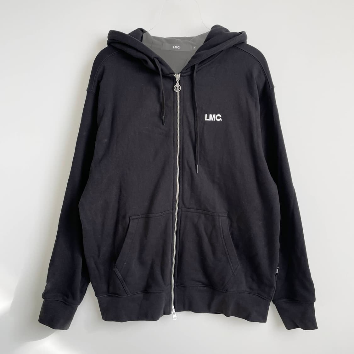 F2 엘엠씨(LMC) OG 로고 집업 후디 블랙 M사이즈 상품이미지1