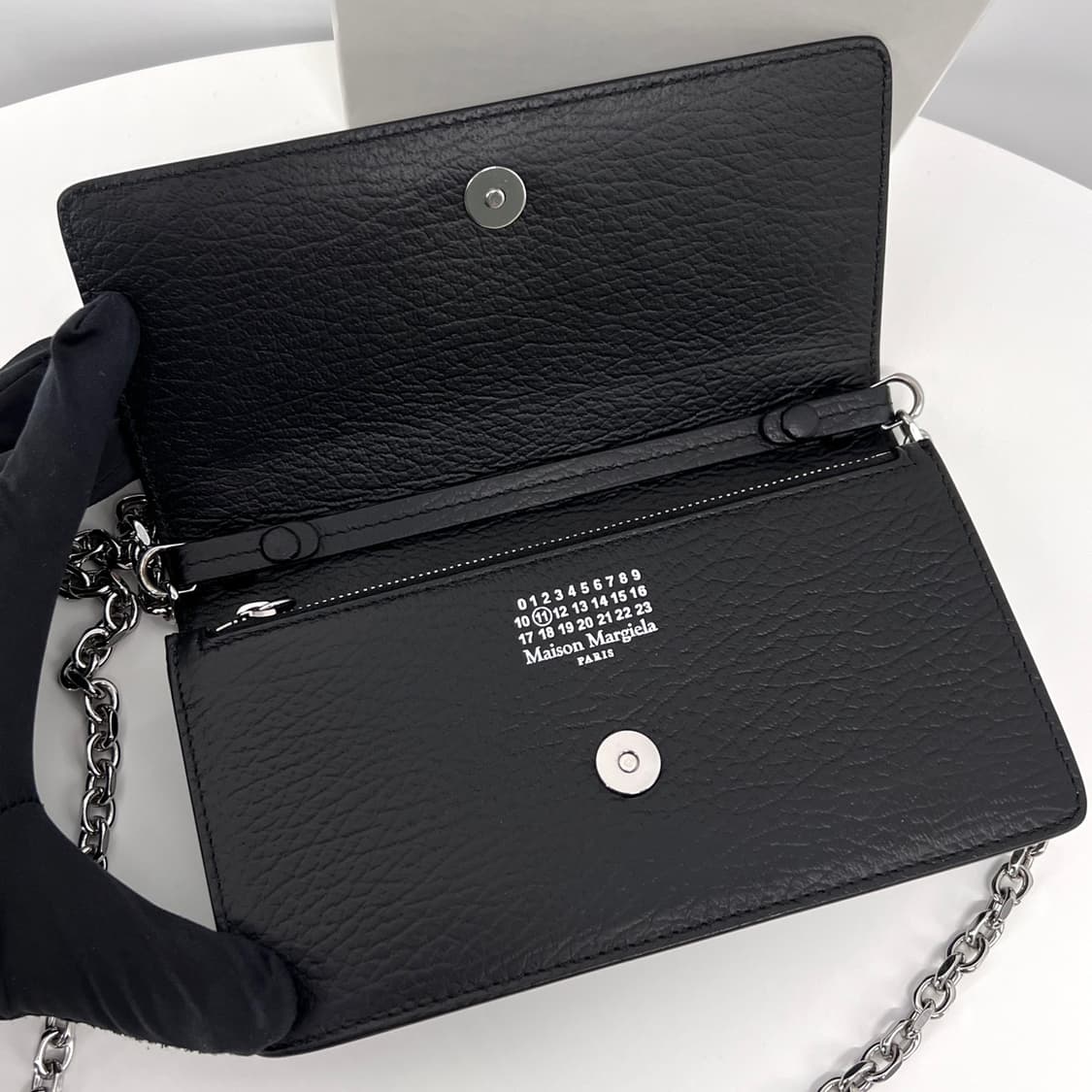 메종 마르지엘라 체인 WOC 크로스백 블랙 (S56UI0147) 상품이미지7