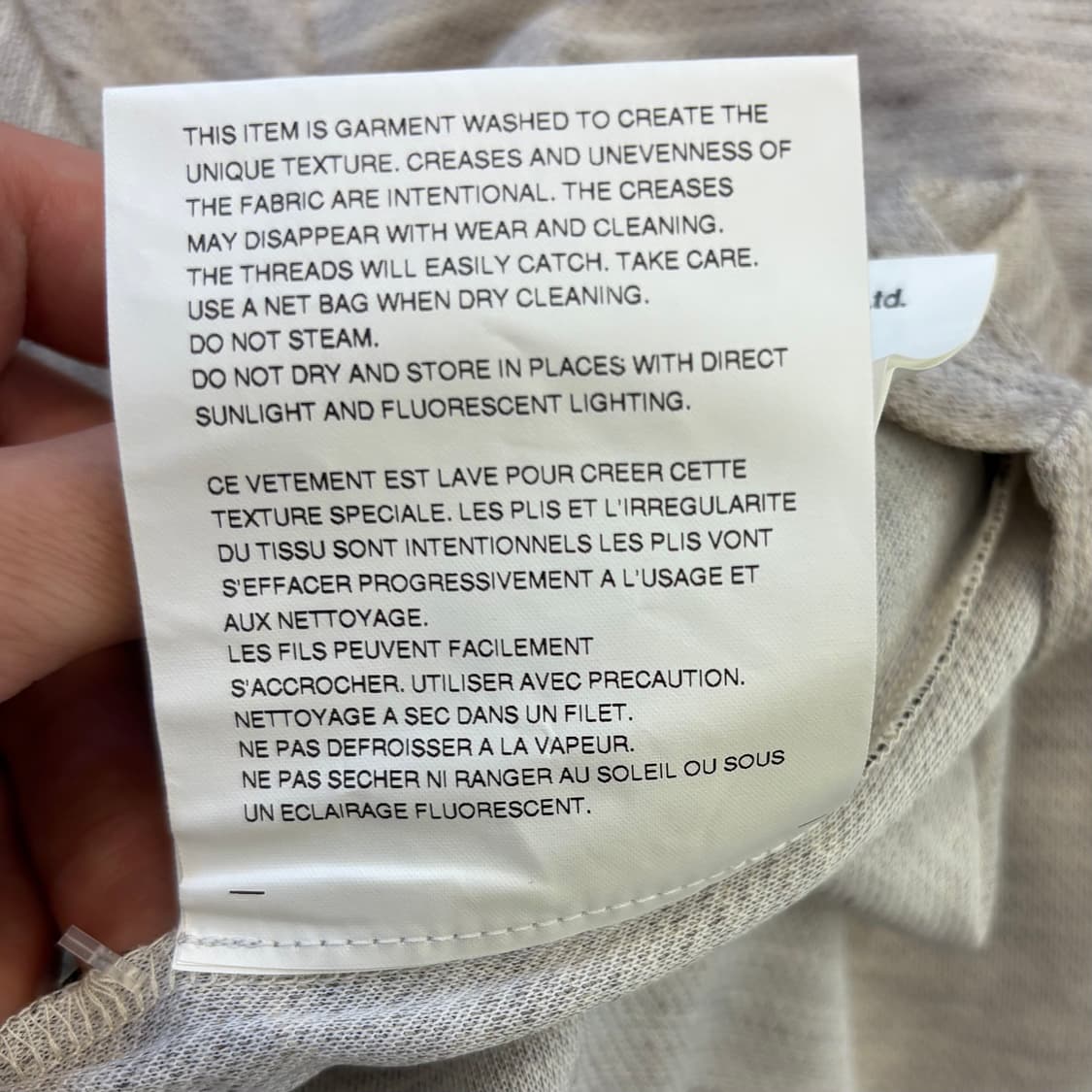 꼼데가르송 스트라이프&레이스 롱슬리브 상품이미지7