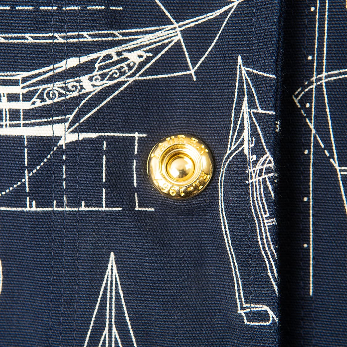 [M] 00s 로렌 USRL 마린 서플라이 디비젼 블루프린트 커버올  상품이미지6