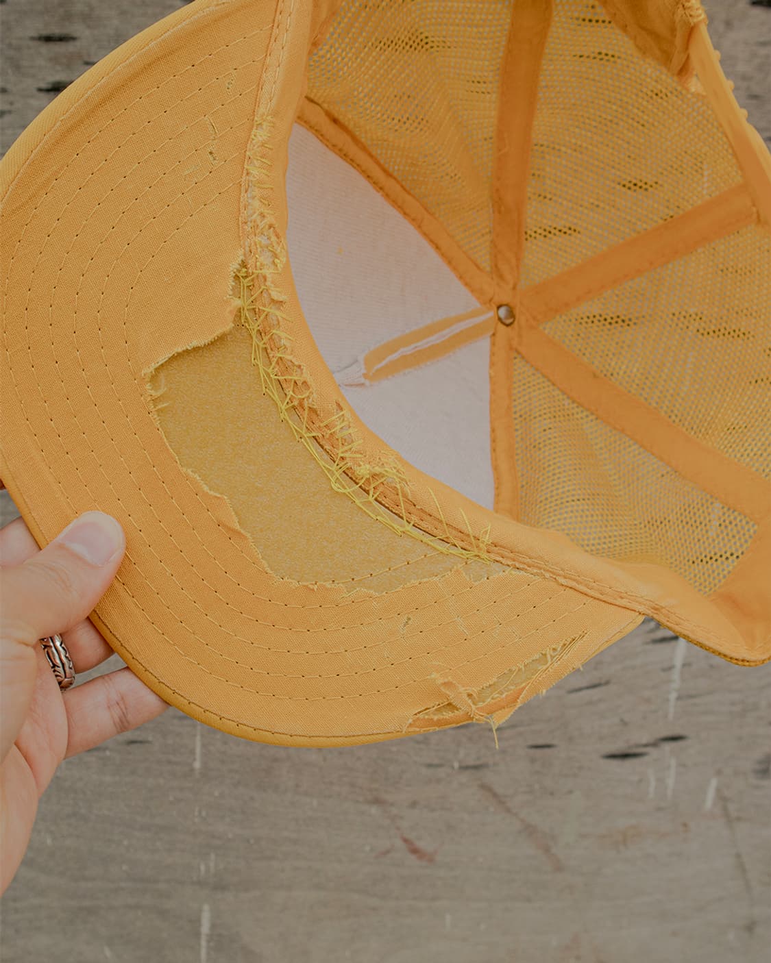 repair shop Vintage damage 매쉬 트러커 캡 상품이미지6