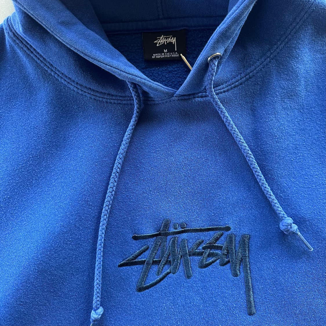 [M]스투시 USA 90s 아플리케 후드 상품이미지6