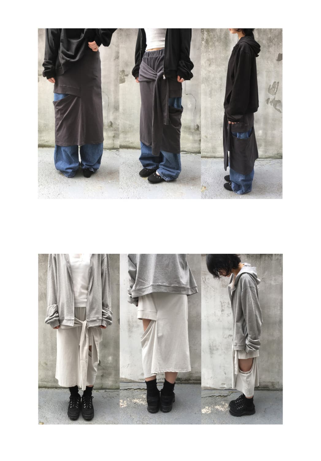 타이 커팅 스커트 상품이미지2