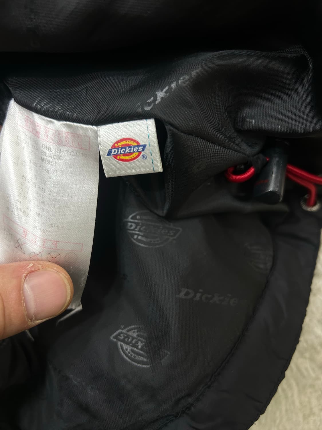 [M]디키즈 경량 패딩 자켓/블랙 상품이미지6