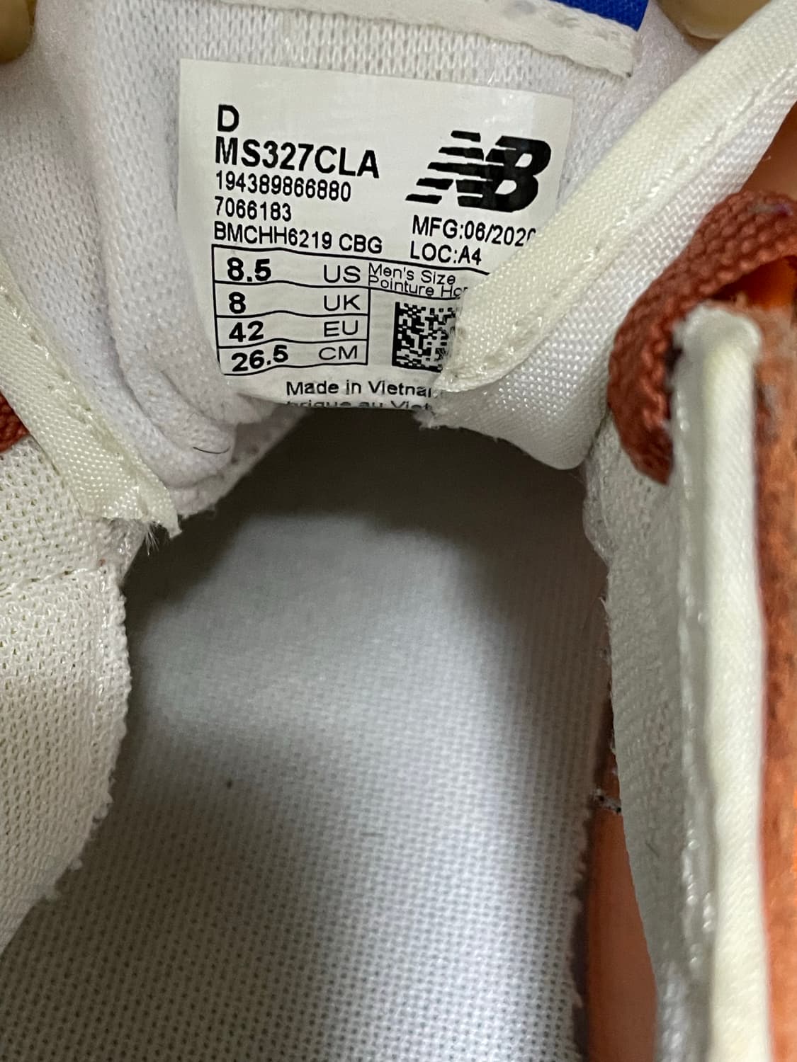 뉴발란스 327 오렌지 265 상품이미지4
