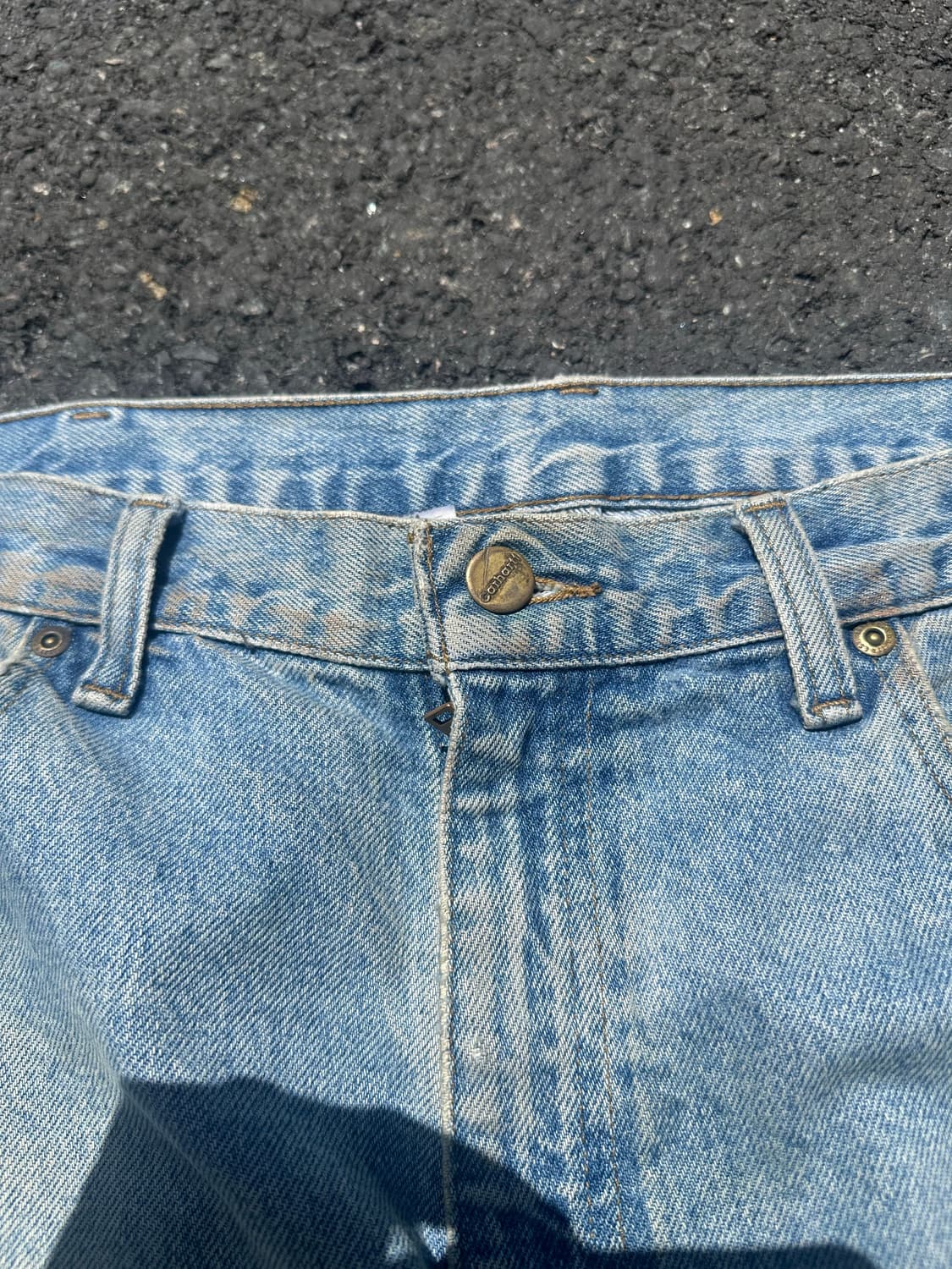 00’s Carhartt washed distressed denim  상품이미지8
