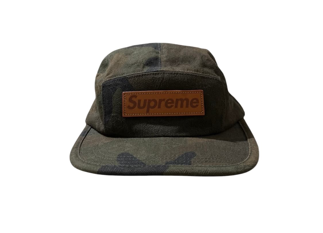 슈프림 X 루이비통 17FW 모노그램 카모플주 박스로고 캠프캡 상품이미지2